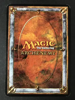 MTG Archenemy #13 The Fate of the Flammable (Oversize) 3.5x5" HP (Dirt and Dust) - Image 2
