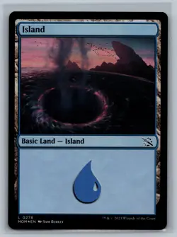 Magic The Gathering March of the Machine Island #0278 Foil Land MTG TCG CCG - Image 1