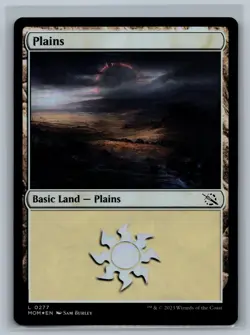 Magic The Gathering March of the Machine Plains #0277 Foil Land MTG TCG CCG - Image 1