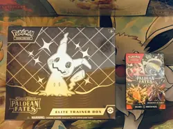 🔥Pokemon Scarlet & Violet: Paldean Fates ETB & Booster Bundle! New/Unopened!🔥 - Image 1