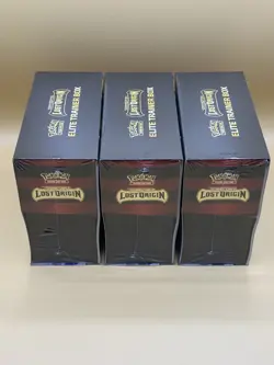 Pokemon Lost Origin Elite Trainer Box ETB Factory Sealed - Lot of 3 - Image 2
