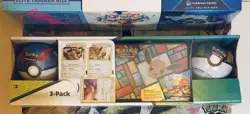 🔥Pokemon TCG: Eevee Collector's Treasure Chest with 2 Poke Ball Tins 3-Packs!🔥 820650101373 - Image 1