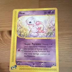 The Pokemon Company Mew 055/165 Expedition Base Set Regular Rare Basic 50 HP - Image 1