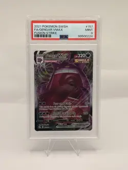 The Pokemon Company Gengar VMAX 157/264 SWSH08 Ultra Rare Holo Eng PSA 9 - Image 1