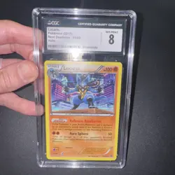 2012 POKEMON BLACK & WHITE NEXT DESTINIES #64 LUCARIO-HOLO FOIL 8 - Image 1