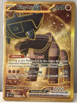 Ting-Lu ex 275/193 Paldea Evolved Hyper Rare Holo 240 HP Pokemon Card EX - Image 1