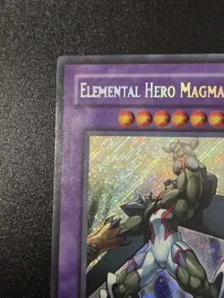 Yugioh - Elemental Hero Magma Neos 1st Edition TAEV-EN043 SECRET Lp - Image 3