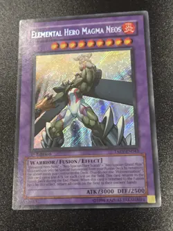 Yugioh - Elemental Hero Magma Neos 1st Edition TAEV-EN043 SECRET Lp - Image 4
