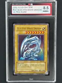 YU-GI-OH Blue Eyes White Dragon SDK-001 KSA8.5 NMM+ - Image 1