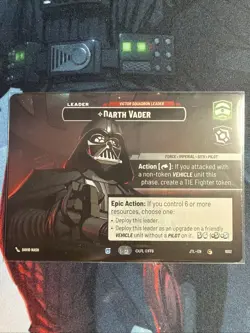 Darth Vader (1002) - Star Wars Unlimited JTL - [SHOWCASE] - Image 1