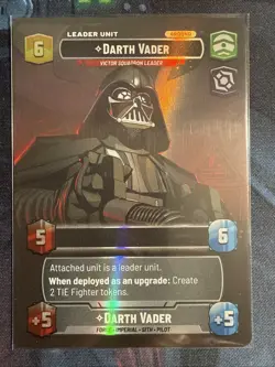 Darth Vader (1002) - Star Wars Unlimited JTL - [SHOWCASE] - Image 2