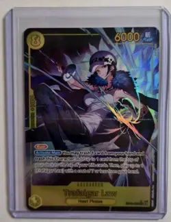 One Piece TCG English Trafalgar Law SEC Alt Art EB03-062 Heroines Edition - NM - Image 1
