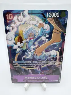 One Piece Card Game Monkey D. Luffy P-099 Promo Holo English - Image 1