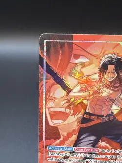 Portgas D Ace Alt Art Leader OP16-001 Time of Battle ENGLISH - Image 2