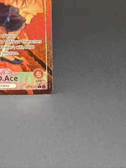Portgas D Ace Alt Art Leader OP16-001 Time of Battle ENGLISH - Image 4