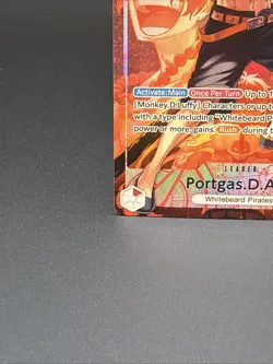 Portgas D Ace Alt Art Leader OP16-001 Time of Battle ENGLISH - Image 5