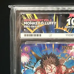 Monkey.D.Luffy EB02-061 The Best Vol.2 One Piece Card ACE 10 - Image 2
