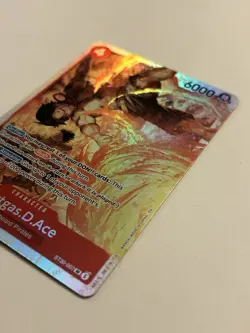 2x Bandai One Piece Card Game Portgas D Ace ST30-007 Special Foil - Image 5
