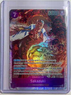 Sakazuki Special Rare Foil OP16-065 Bandai One Piece Card Game - Image 1