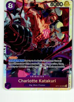 Charlotte Katakuri (067) OP11-067 Super Rare A Fist of Divine Speed One Piece LP - Image 1