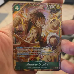 Monkey D. Luffy ST30-012 SR Parallel Start Deck 30 Monkey D Luffy NM - Image 1