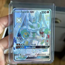 Zygarde GX SV65/SV94 Shiny GX Rare Hidden Fates Shiny Vault Pokemon Card NM - Image 1