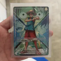 Bandai One Piece Card Game Monkey D. Luffy OP16-022 SR Alt Art Foil 5000 EN - Image 1