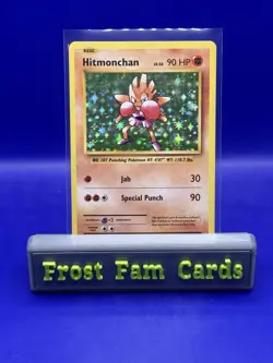 Hitmonchan 62/108 LP/NM Holo Rare XY Evolutions Pokemon Card boxer boxing punch - Image 1