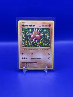 Hitmonchan 62/108 LP/NM Holo Rare XY Evolutions Pokemon Card boxer boxing punch - Image 2