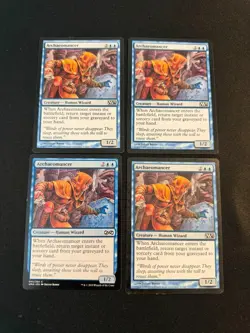 x4 Archaeomancer [Magic 2013] 4x Magic MTG Cards LP - Image 1
