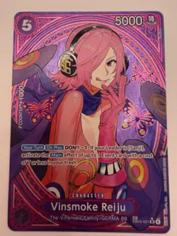 One Piece Card Game Vinsmoke Reiju EB03-031 SP Special Rare English Near Mint - Image 1