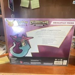 pokemon celebrations dragapult prime 25th anniversary sealed box 25 cards - Image 2