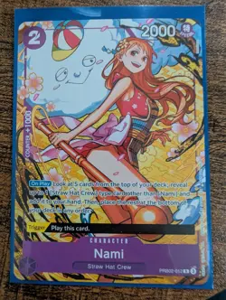 Nami (Welcome Pack 2026 Vol.1) PRB02-012 One Piece Promotion Cards Full Art - Image 1