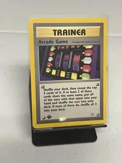 Pokemon Cards: Neo Genesis 1st Edition Rare: Arcade Game 83/111 - Image 2
