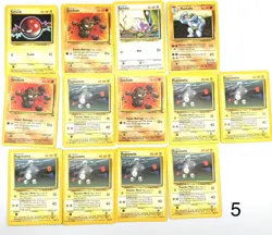 110 Vintage Pokemon Card Lot WOTC Unlimited Bulbasaur Ivysaur Dratini Psyduck - Image 4
