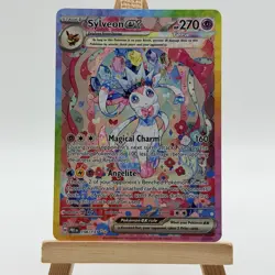 Pokemon TCG Prismatic Evolution Sylveon EX Card 156/131 - Image 1