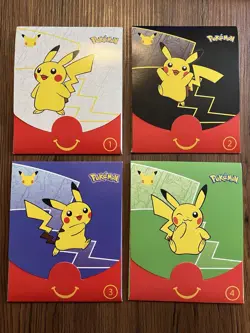 Pokemon 25th anniversary McDonald’s Promo Sealed Card Packs Lot of 4 - Image 1