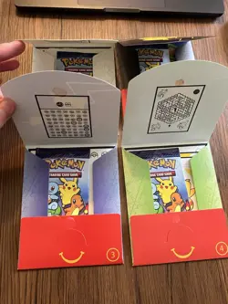 Pokemon 25th anniversary McDonald’s Promo Sealed Card Packs Lot of 4 - Image 3