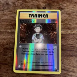 Pokemon Cards Brock's Grit 74/108 Reverse Holo Evolutions Uncommon NM - Image 1