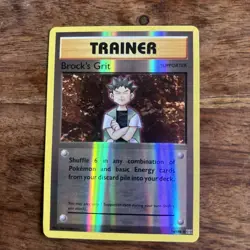Pokemon Cards Brock's Grit 74/108 Reverse Holo Evolutions Uncommon NM - Image 2