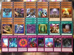 Yugioh Red-Eyes Zombie Dragon Deck 40 Card Mezuki Gozuki Uni-Zombie Goblin World - Image 1