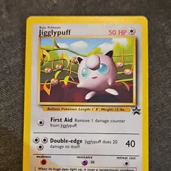 Pokemon Jigglypuff TCG Black Star Promos 7 Regular Card, Near Mint Condition - Image 3