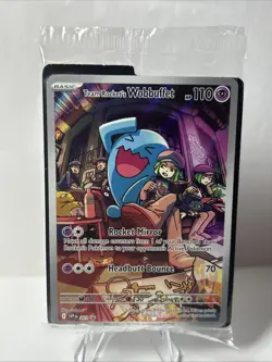 Team Rocket's Wobbuffet Promo SV: Scarlet & Violet Promo Cards 203 NM - Sealed - Image 1