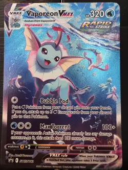 Vaporeon VMAX - Promo SWSH: Sword & Shield Promo Cards SWSH182 NM - Image 1