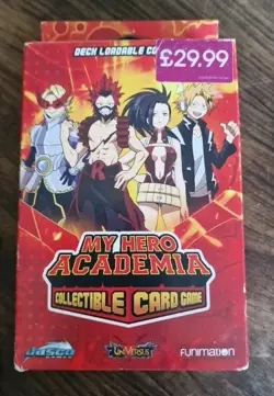 My Hero Academia Collectible Card Game Deck Loadable Content NEW SEALED BOX - Image 1