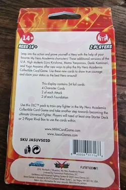 My Hero Academia Collectible Card Game Deck Loadable Content NEW SEALED BOX - Image 4