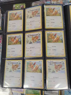 Pokemon Eevee Promo Cosmo Holo Lot (9) Cards In Total Cosmos Promo Card - Image 1