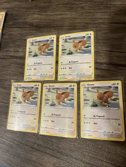 Lot Of 5 Eevee SWSH190 SWSH: Sword & Shield Promo Cards Holo - Image 1