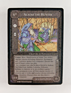 Alatar the Hunter - Middle Earth CCG card (1997 ICE) MECCG Against The Shadow - Image 1