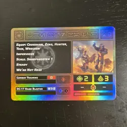 Star Wars Legion Adepticon 2026 Promo The Bad Batch Unit Card Foil Holo Rare - Image 1